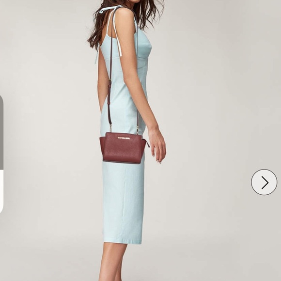 Michael Kris Selma Mini Bag Tan Like New - Picture 4 of 11